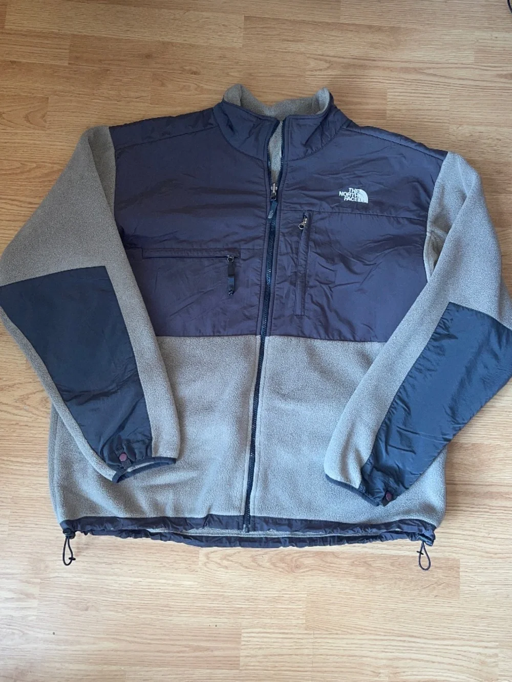 The North Face Men’s Gray & Beige Colorblock Fleece Jacket Size XXL